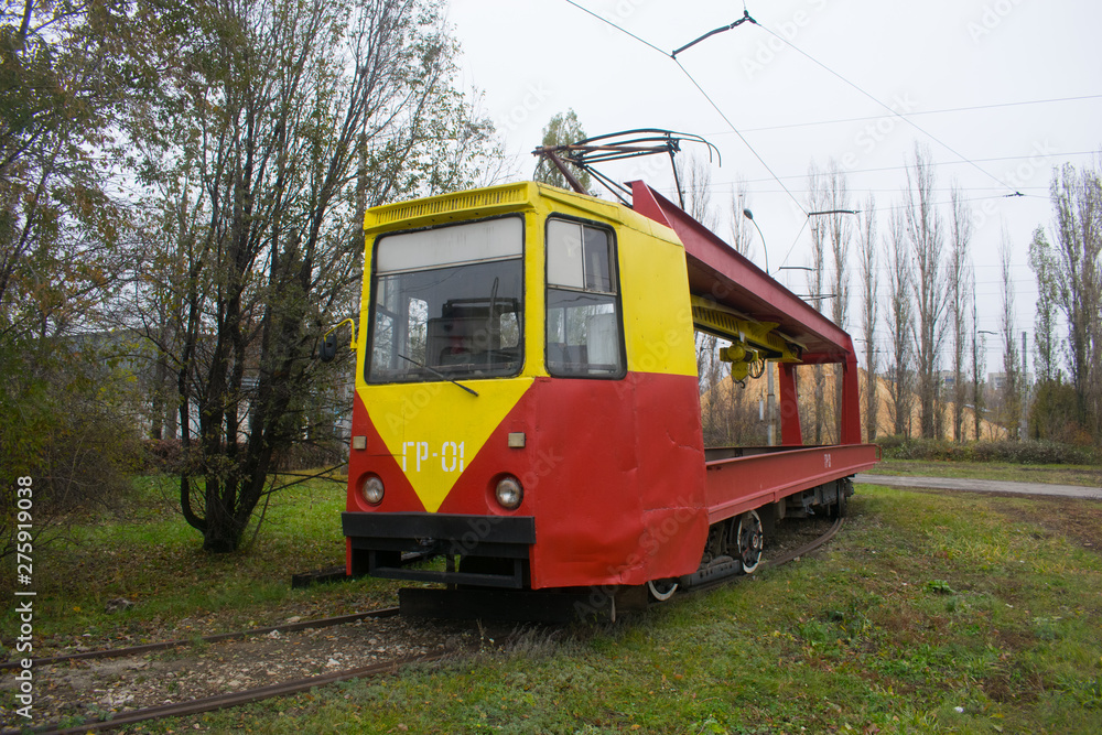 Tram GR-01 for rail transportation, Lipetsk tram depot