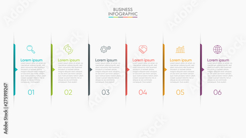 Business data visualization. timeline infographic icons designed for abstract background template milestone element modern diagram process technology digital marketing data presentation chart Vector