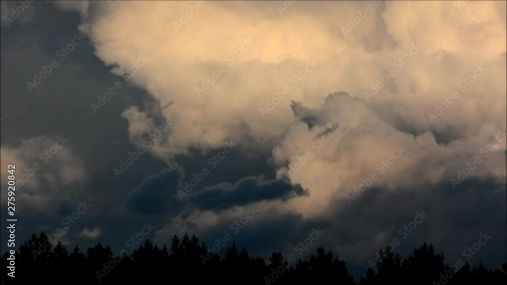 Evening Clouds over Berlin and Brandenburg of August 30, 2016, Germany Evening Clouds over Berlin and Brandenburg of August 30, 2016, Germany