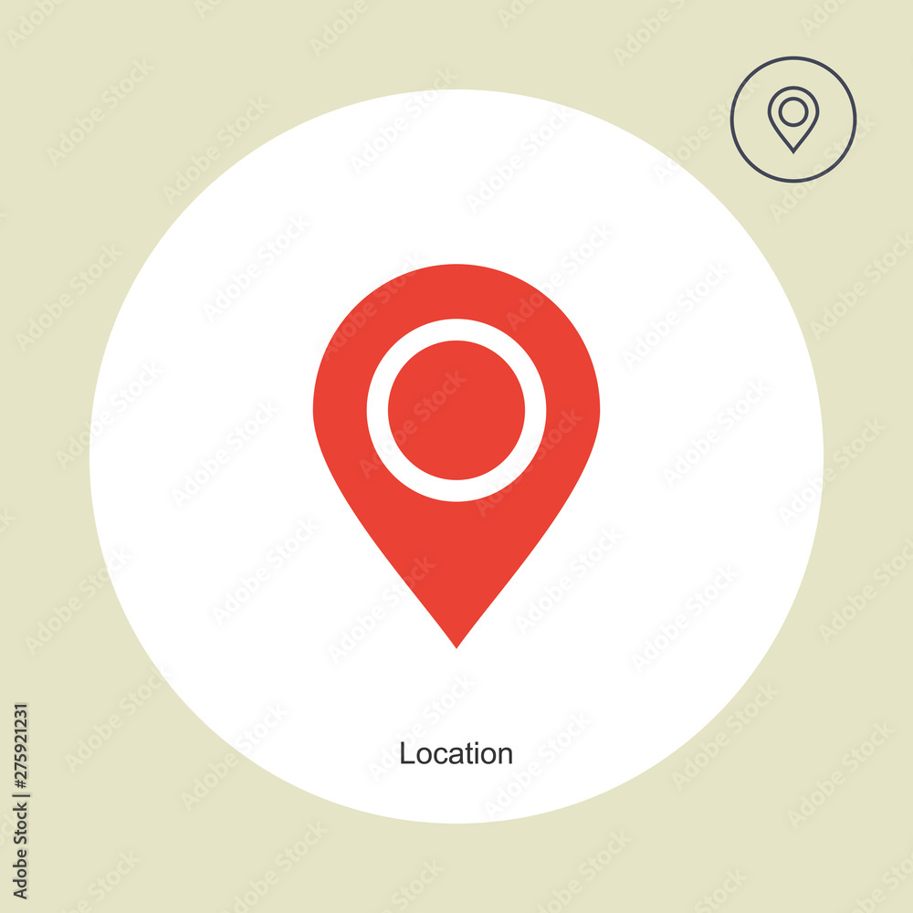 Location vector icon Location vector icon