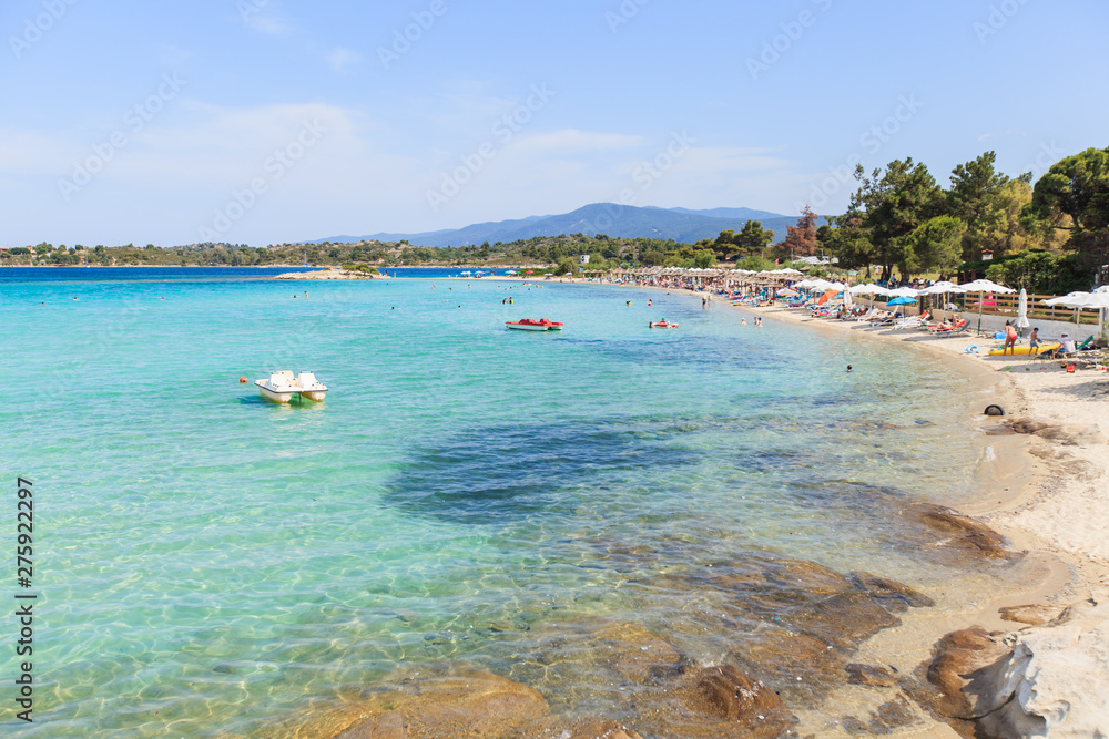Greece beach summer seascape