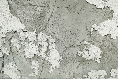 Old grey stone concrete wall background texture