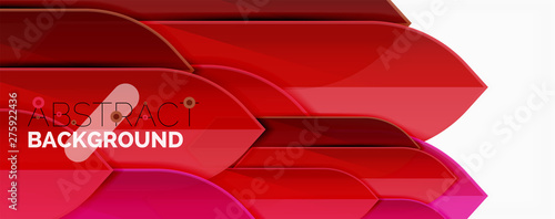 Abstract color lines dynamic background, modern material design style