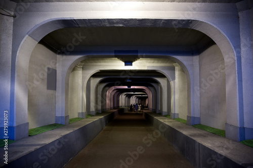 Tongyeong undersea tunnel in Tongyeong-si  South Korea.