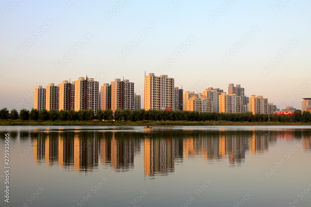 Urban construction scenery, China