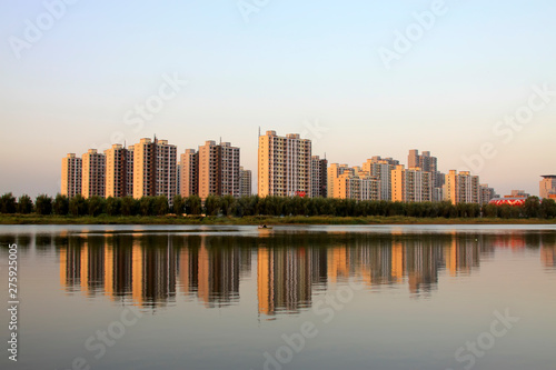 Urban construction scenery, China
