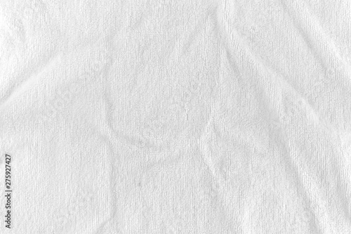 Wallpaper Mural White fabric texture background with soft waves. selective focus Torontodigital.ca