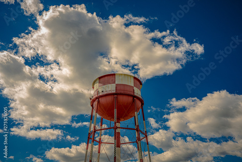 The Red, White, and Blue Water Tower