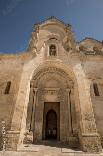 San Giovanni Battista church in Matera, Italy