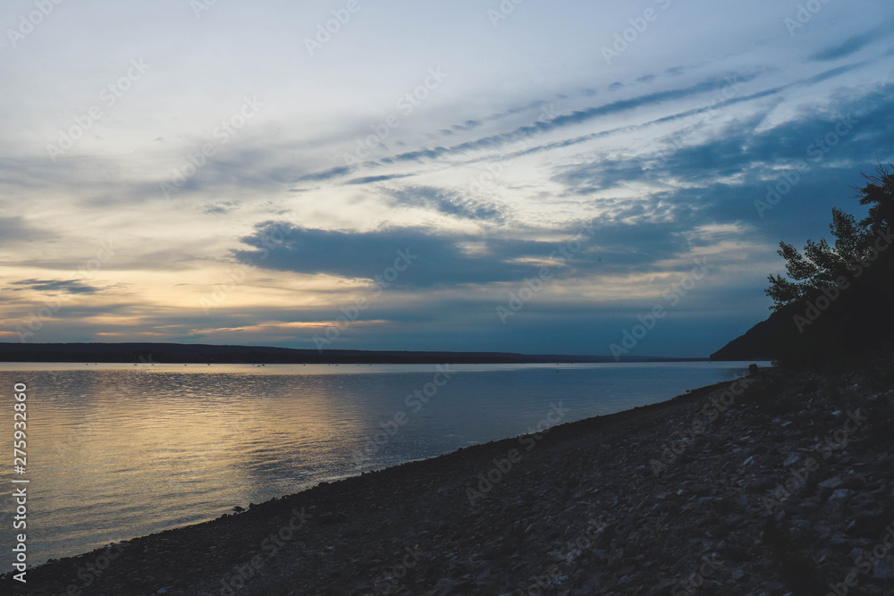 Obraz premium sunset on the beach