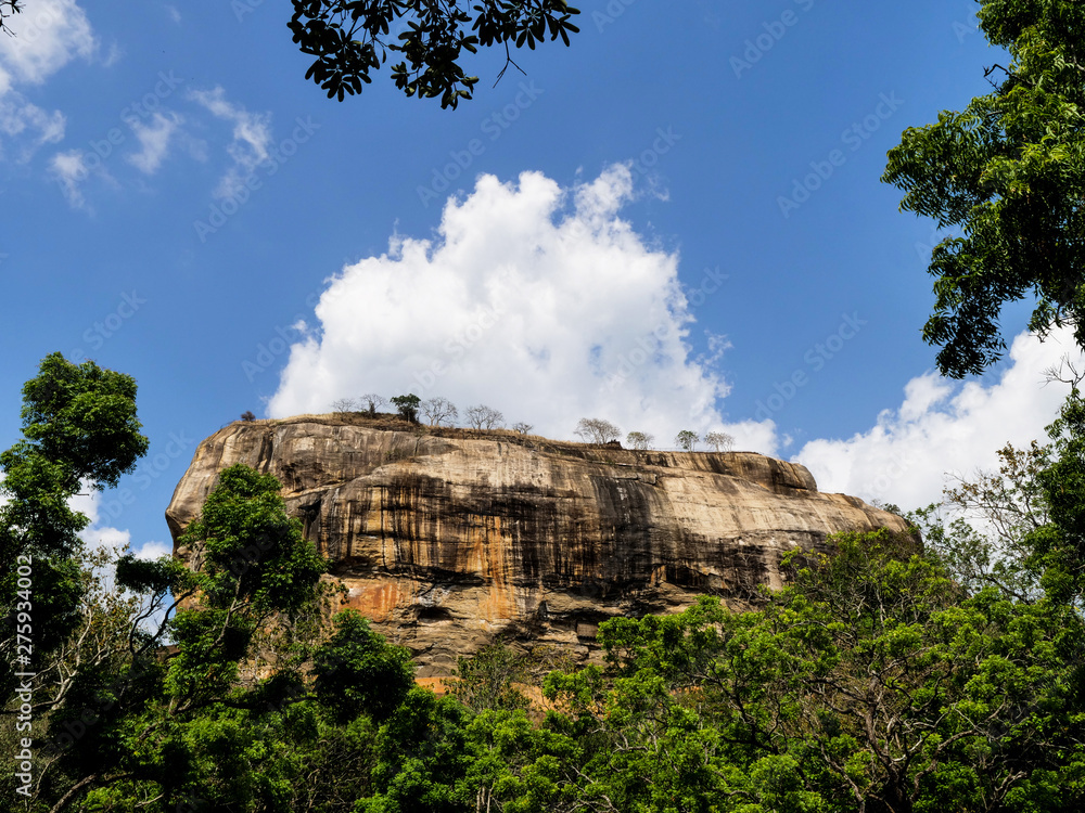 Sigiriya ancient rock in Sri Lanka