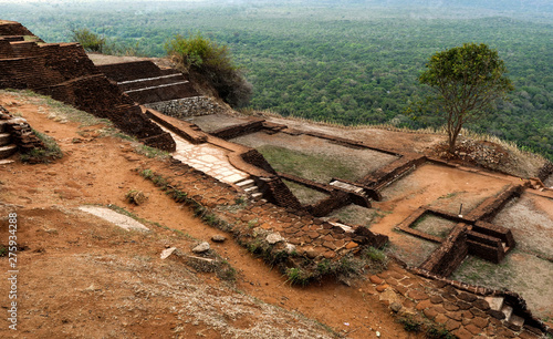 Sigiriya ancient rock in Sri Lanka photo