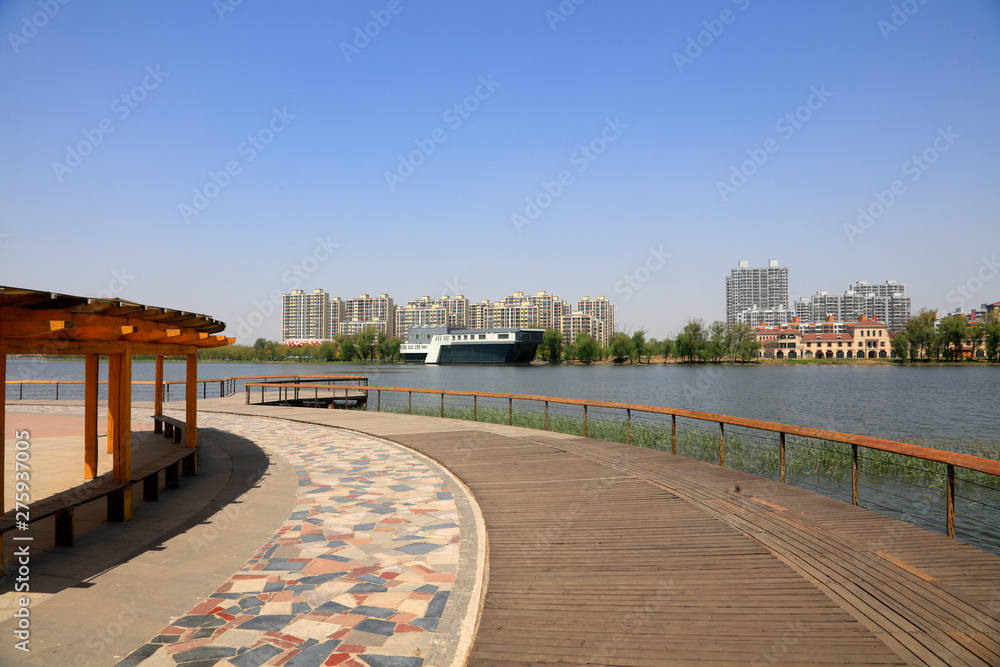 Waterfront City Architectural Landscape, Tangshan, China