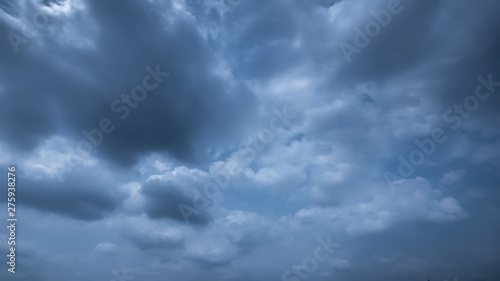 Strom & rainy cloud sky