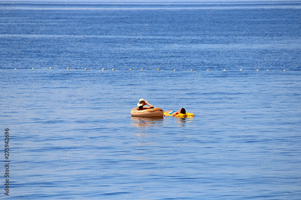 fine rest in warm waters of the Adriatic Sea