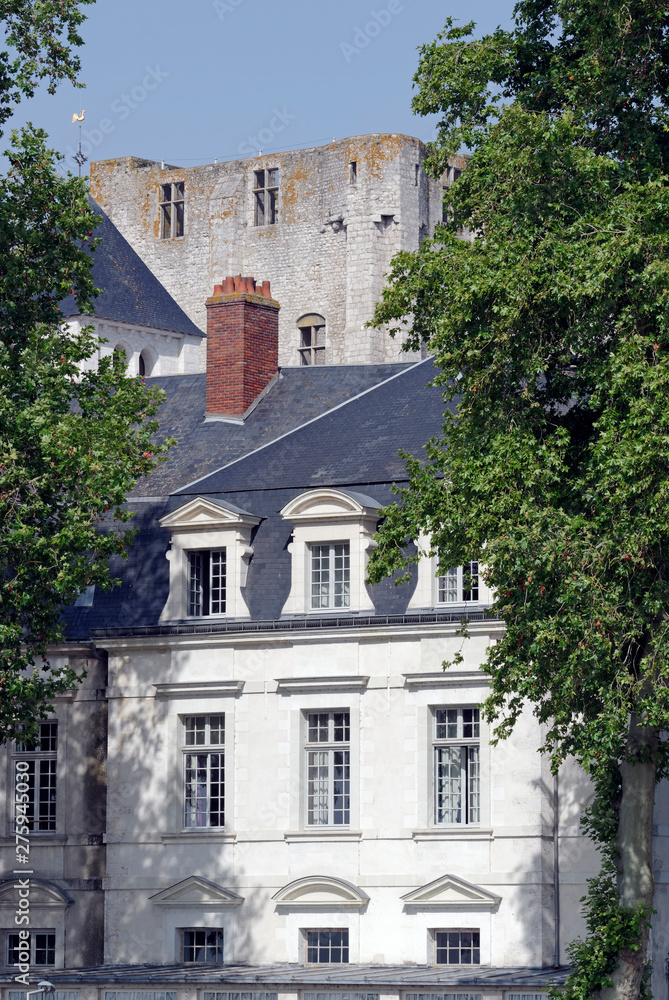 Beaugency city in Loire valley