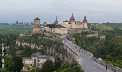Old fortress near Kamianets-Podilskyi town