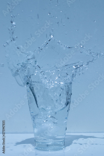 Wasserglas, Spritzwasser