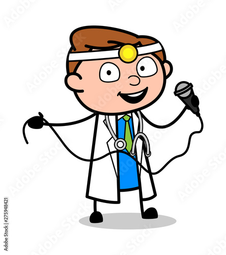Announcing - Professional Cartoon Doctor Vector Illustration