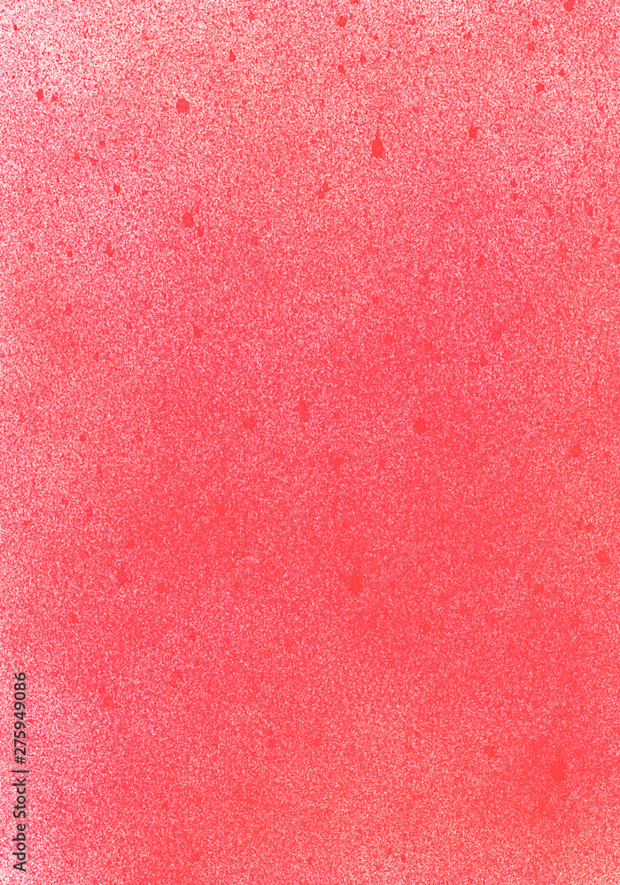 Abstract coral grunge acrylic hand-painted spray art texture illustration. For posters and copy paste, copy space, backgrounds, textures for cards.