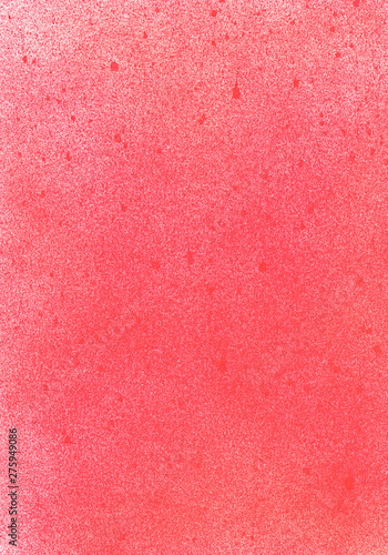 Abstract coral grunge acrylic hand-painted spray art texture illustration. For posters and copy paste, copy space, backgrounds, textures for cards. photo