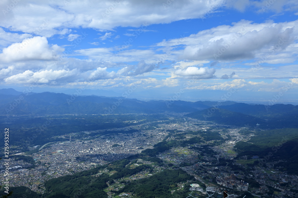 武甲山山頂からの眺め