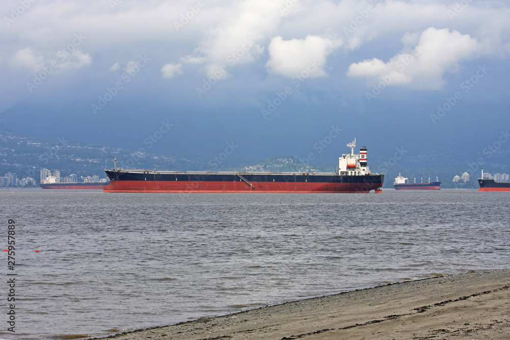 Cargo Ship in English Bay, Vancouver
