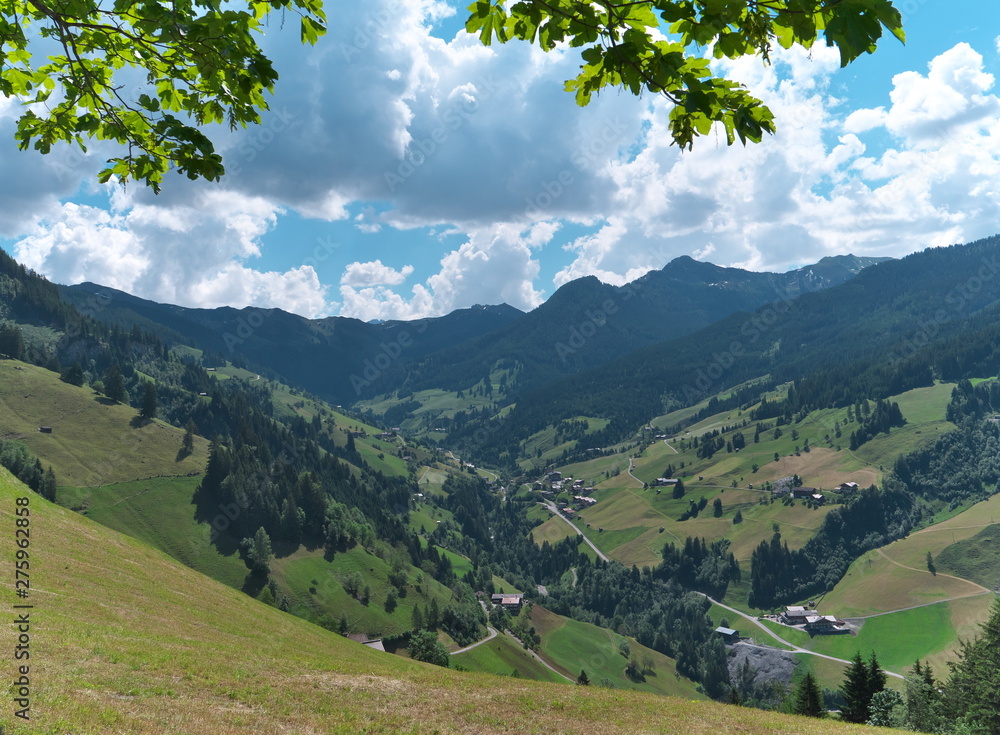 Fototapeta premium Tal der Almen