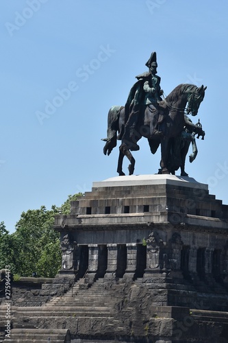 Pomnik cesarza Wilhelma 1 w Koblenz