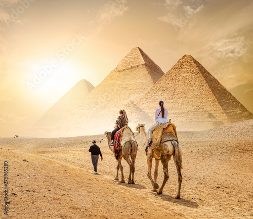 Caravan and the Pyramids