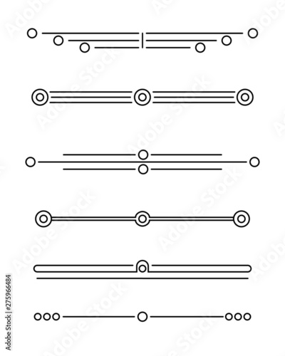 Vector set of calligraphic and  graphic design elements (text divider, pattern, monogram, curlicues, flower) for page decoration, Greeting Cards (wedding, Valentine's day, birthday, holidays).