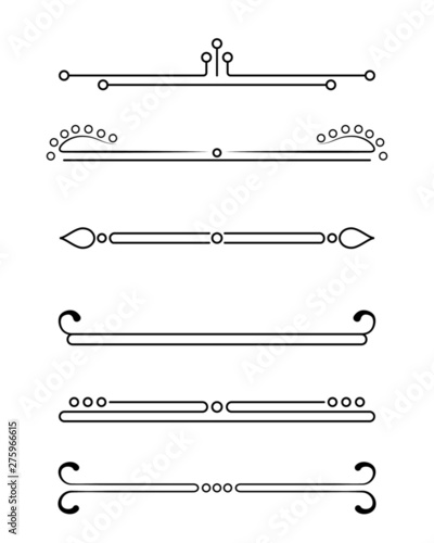 Vector set of calligraphic and  graphic design elements (text divider, pattern, monogram, curlicues, flower) for page decoration, Greeting Cards (wedding, Valentine's day, birthday, holidays).