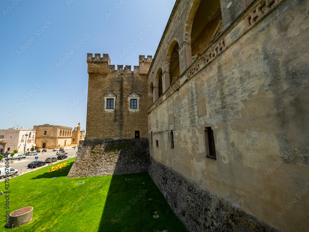 Norman-Swabian Castle. Mesagne. Puglia. Italy, June 2019