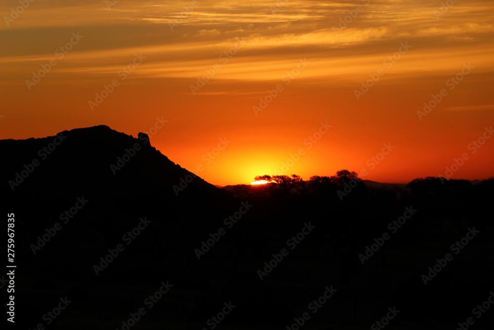 beautiful sunset - Namibia Africa