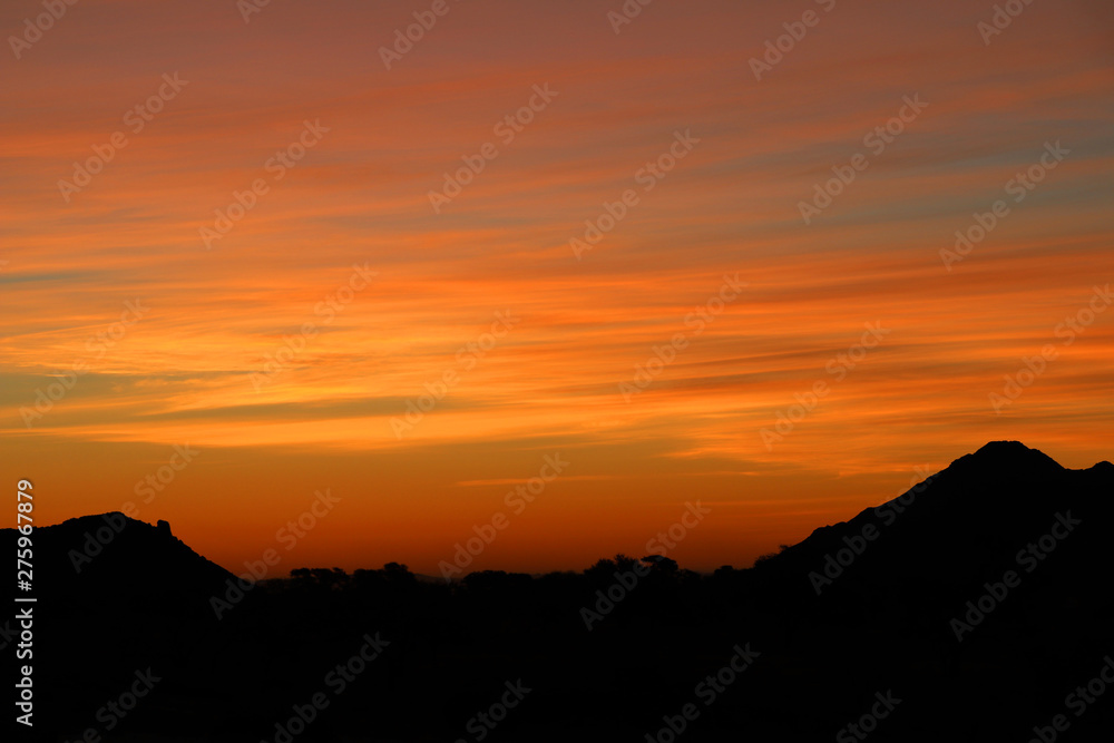 beautiful sunset - Namibia Africa