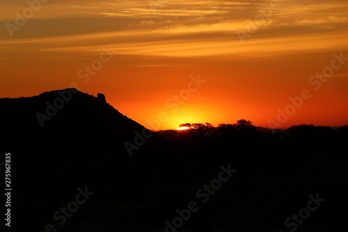 beautiful sunset - Namibia Africa