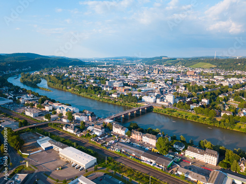 Fototapeta Naklejka Na Ścianę i Meble -  Trier aerial panoramic view, Germany