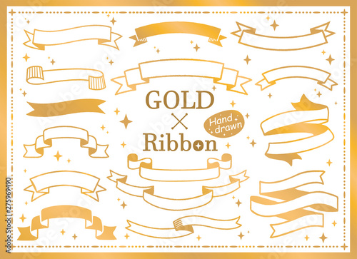 ゴールドリボンフレーム