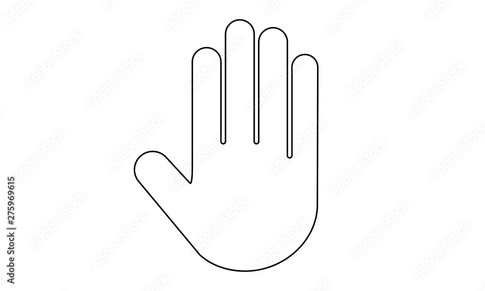 Vector – Stop / Hand sign / No entrance Vector – Stop / Hand sign / No entrance
