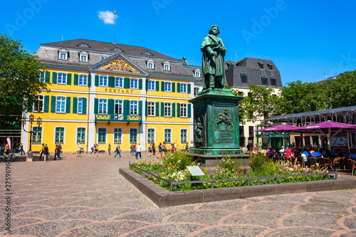 Beethoven monument in Bonn, Germany photo