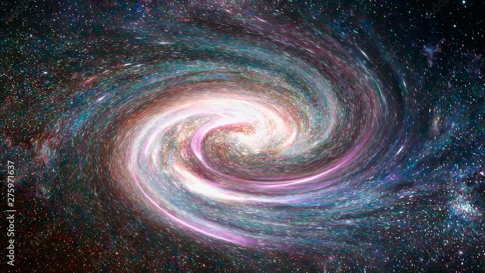 Background of galaxy and stars