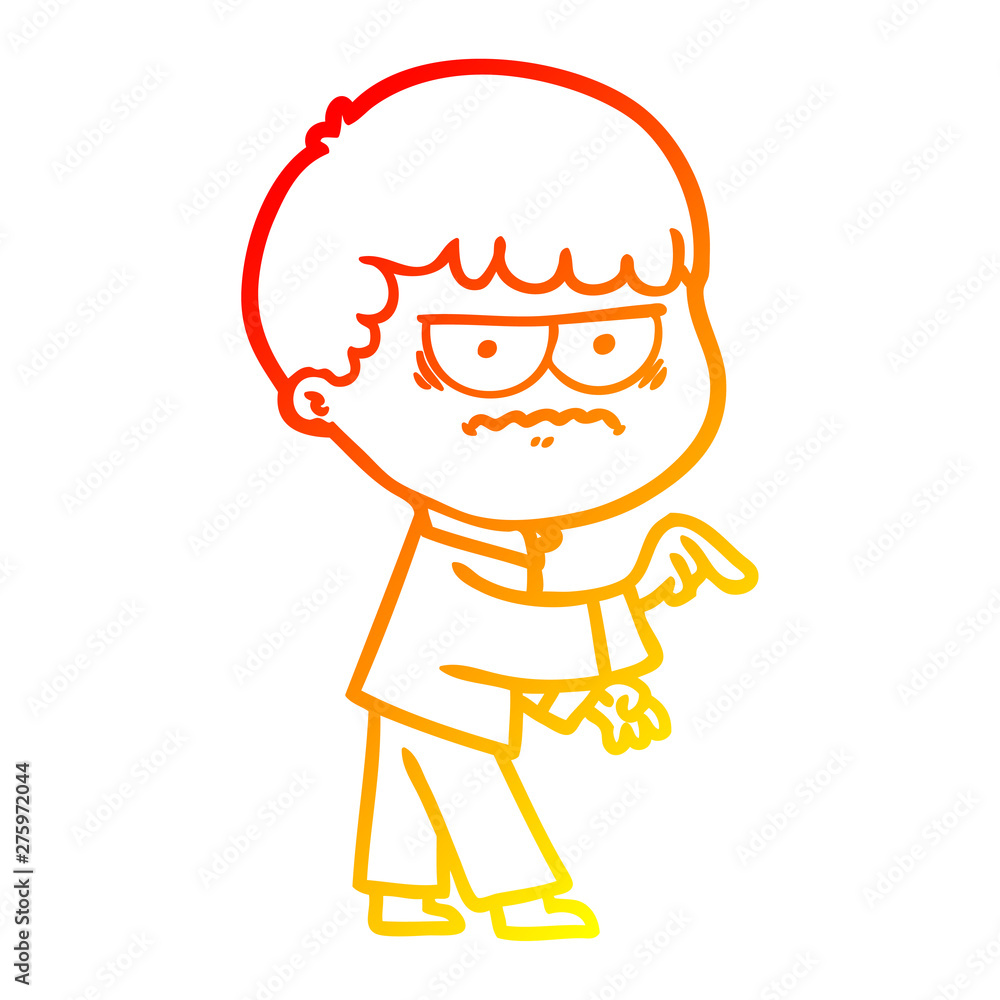warm gradient line drawing cartoon illustration warm gradient line drawing cartoon illustration