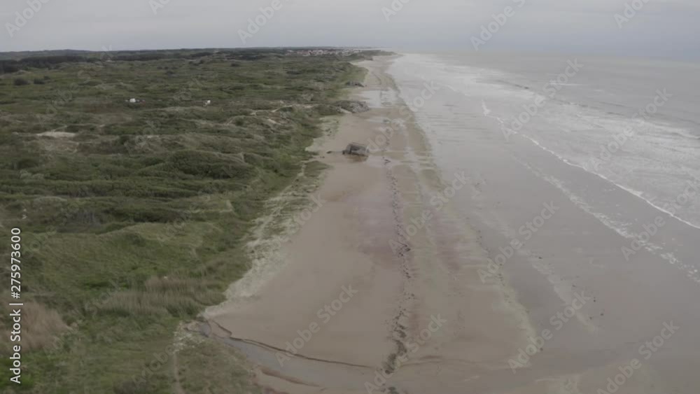 Aerial, Coast Of The Normandie, France, native version Aerial, Coast Of The Normandie, France, native version