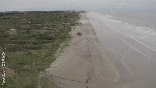 Aerial, Coast Of The Normandie, France, native version photo