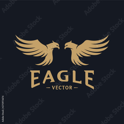 Eagle Logo Design Vector. Eagle Logo Design Concepts Template. Icon Symbol