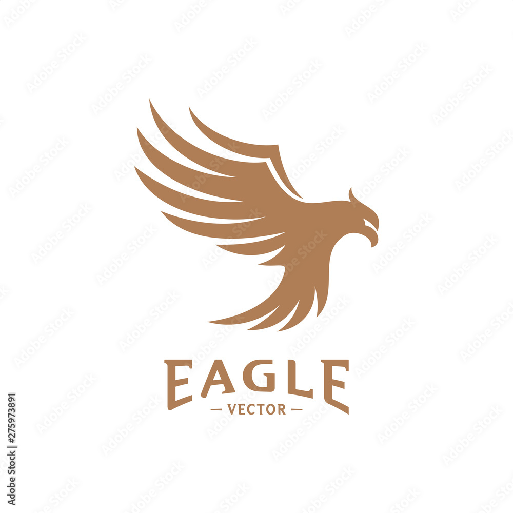 Eagle Logo Design Vector. Eagle Logo Design Concepts Template. Icon Symbol Eagle Logo Design Vector. Eagle Logo Design Concepts Template. Icon Symbol