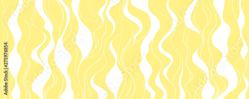 Seamless wallpaper on horizontally surface. Colorful waved pattern. Wavy background. Hand drawn waves