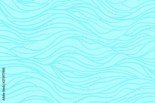 Monochrome wallpaper. Background with wavy lines. Repeating waves. Abstract stripe texture. Wavy line pattern