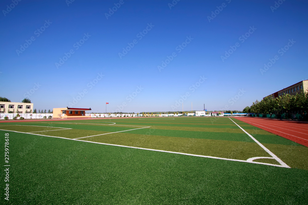 Obraz premium Middle school plastic playground, China