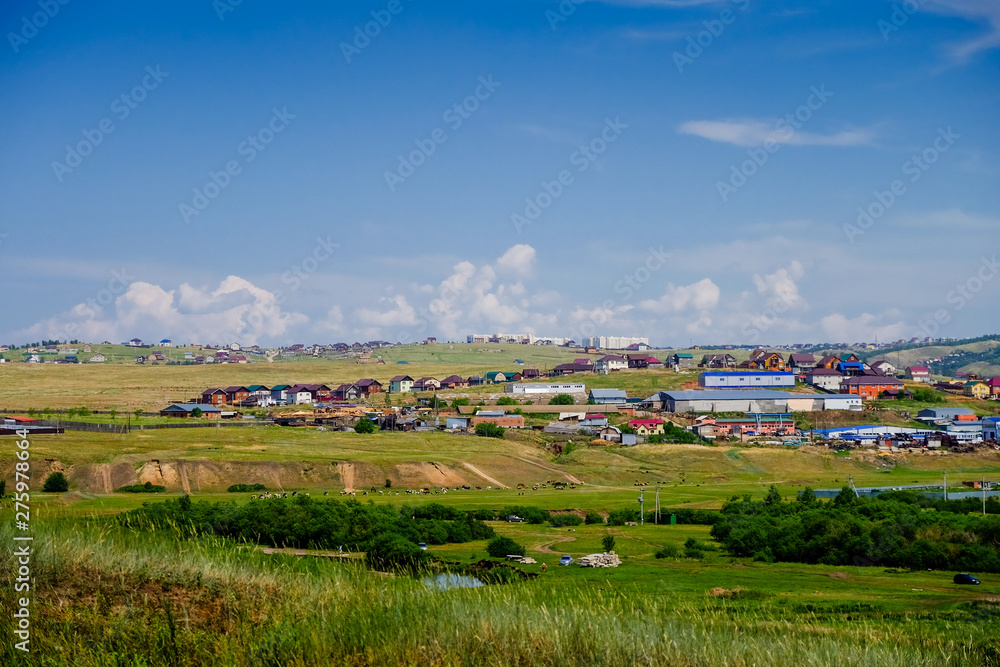 countryside, summer, village, meadow, pasture, agriculture,